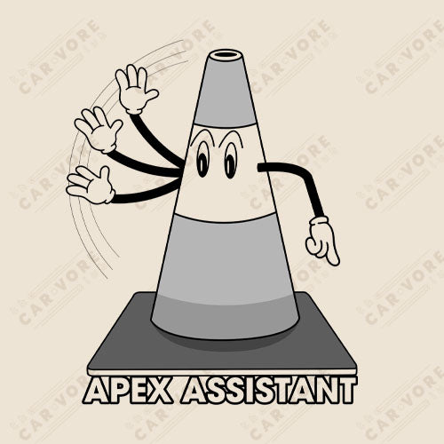 Apex Assistant Road Course Track Day Racing Heather Dust Unisex T-Shirt