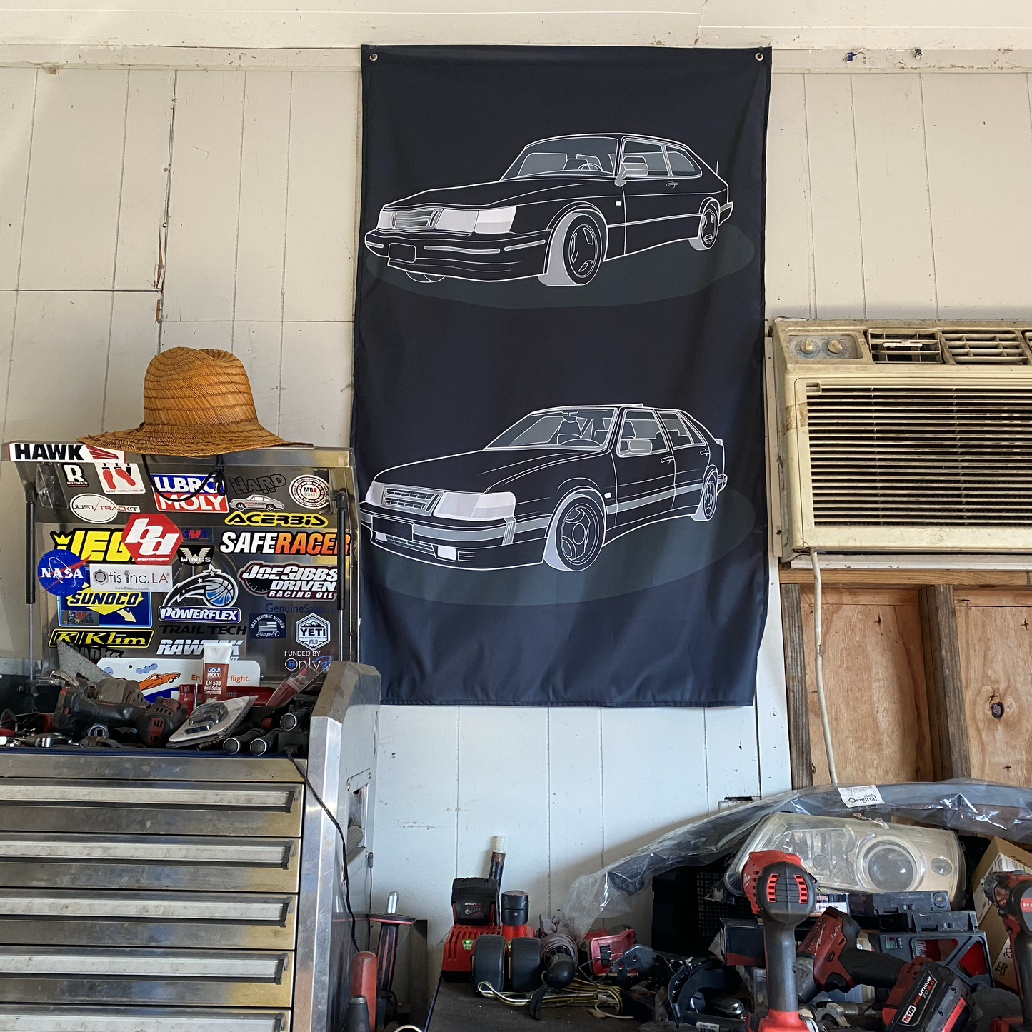 Custom Car Art Flag