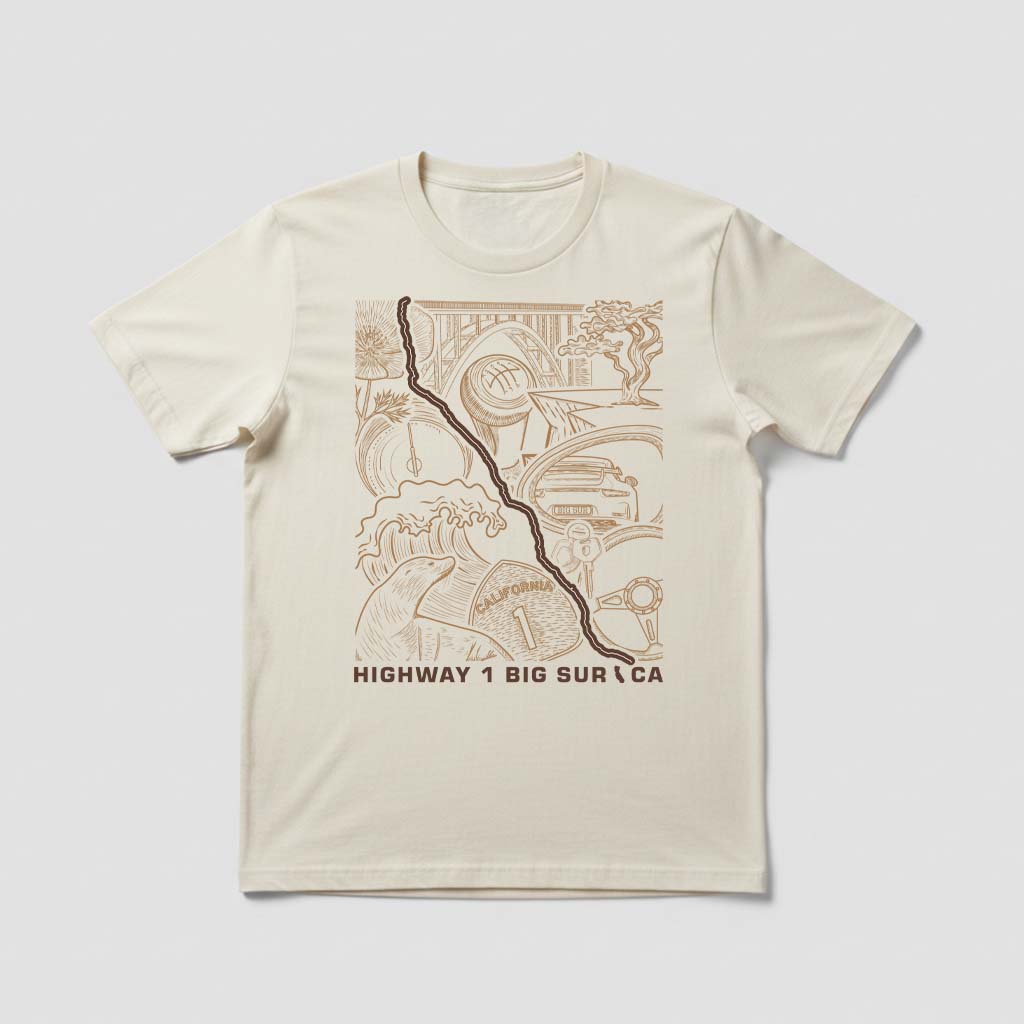 Highway 1 Big Sur CA T-Shirt