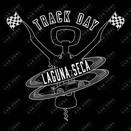 Laguna Seca Corkscrew Track Day Unisex T-Shirt