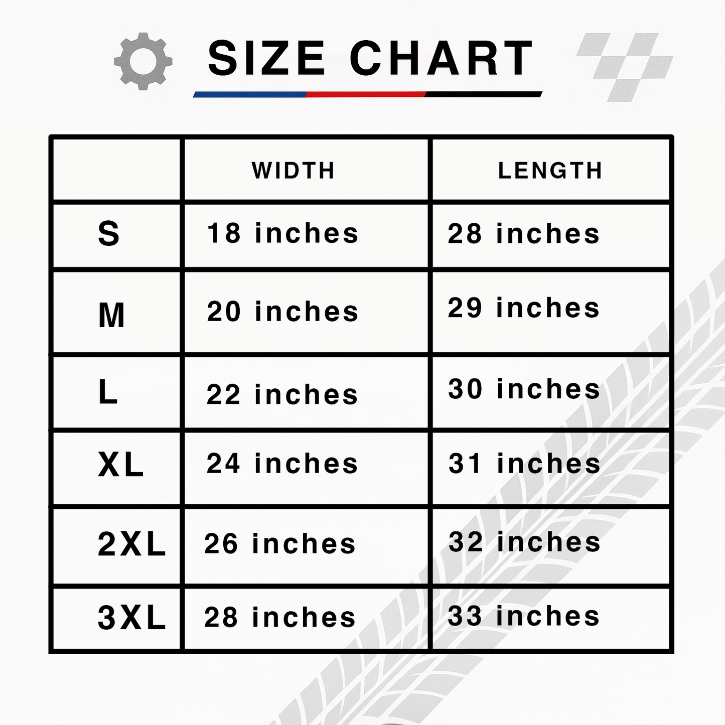 gildan t-shirt sizing chart