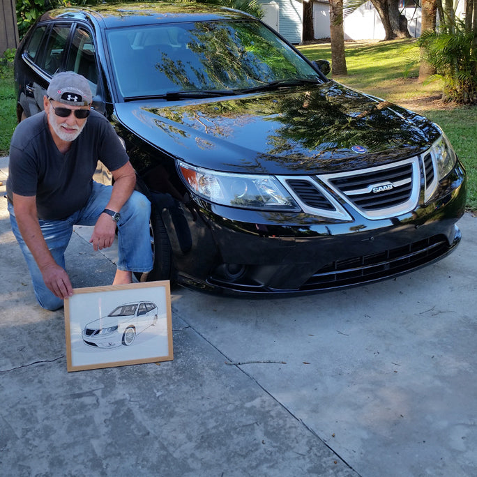 Custom Car Art Print