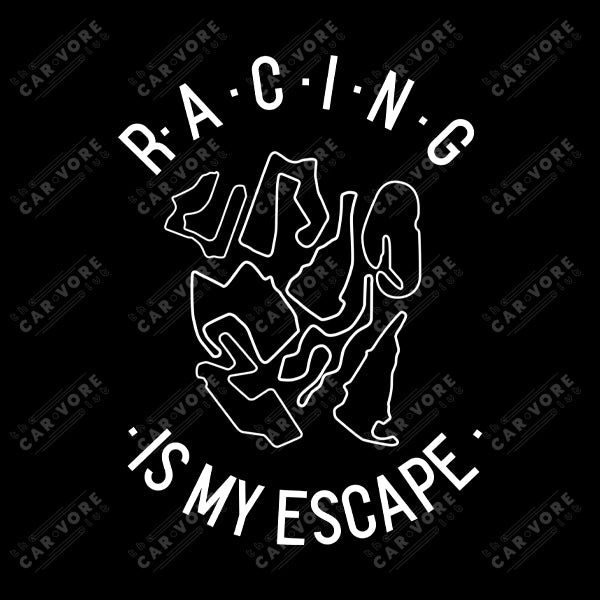Racing Is My Escape Track Day Road Course Racing Unisex T-Shirt
