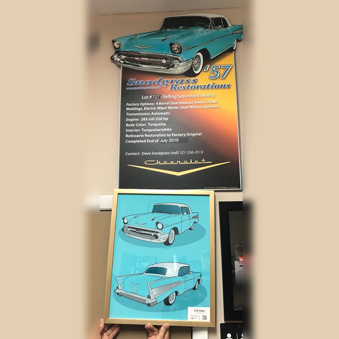 Custom Car Art Print