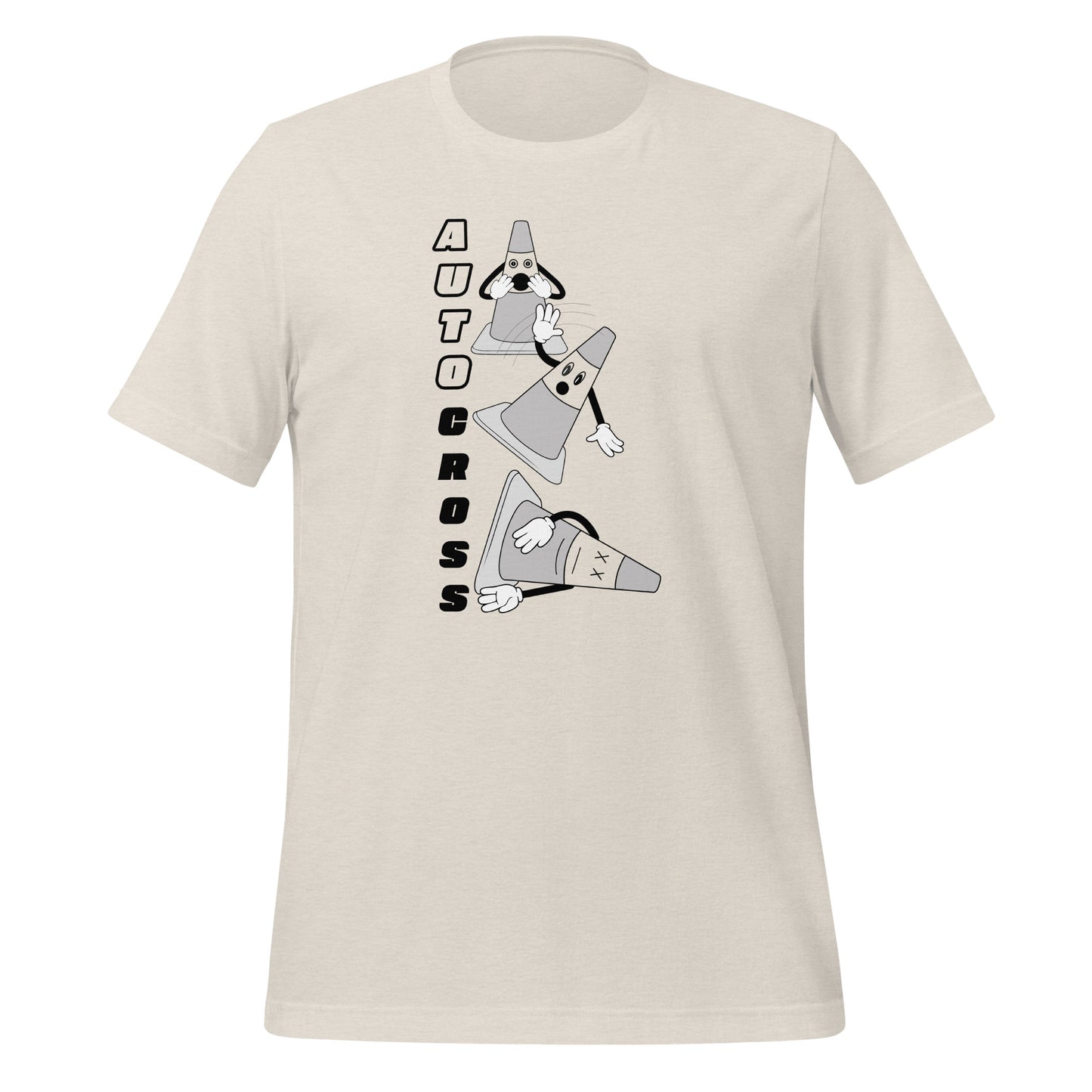 Autocross Road Course Track Day Racing Heather Dust Unisex T-Shirt