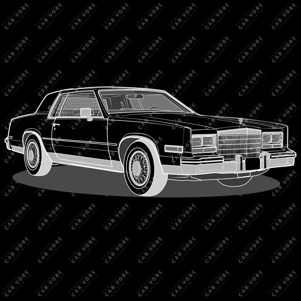 1985 Cadillac Eldorado Double Sided Unisex T-Shirt (3 Colors Available)
