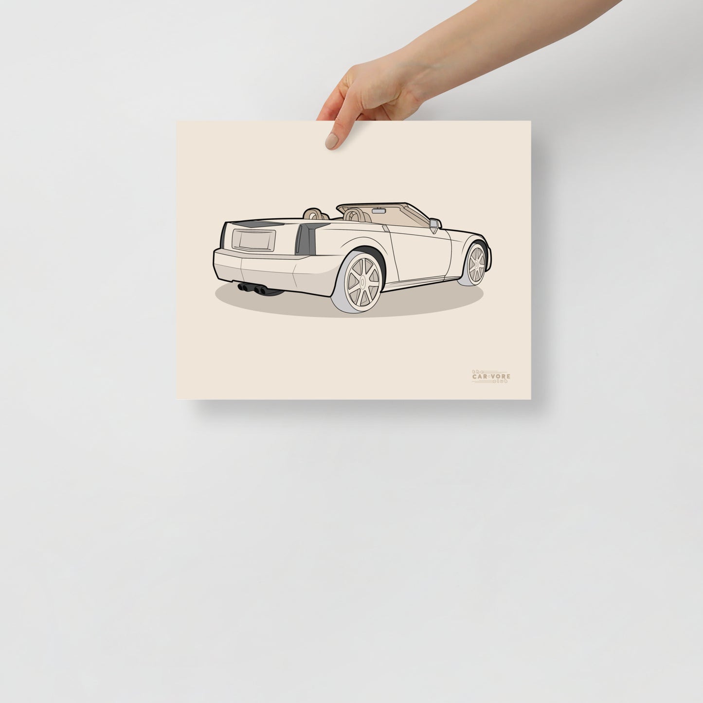 2006 XLR Rear View Poster For Cadillac Enthusiasts (3 Sizes Available)