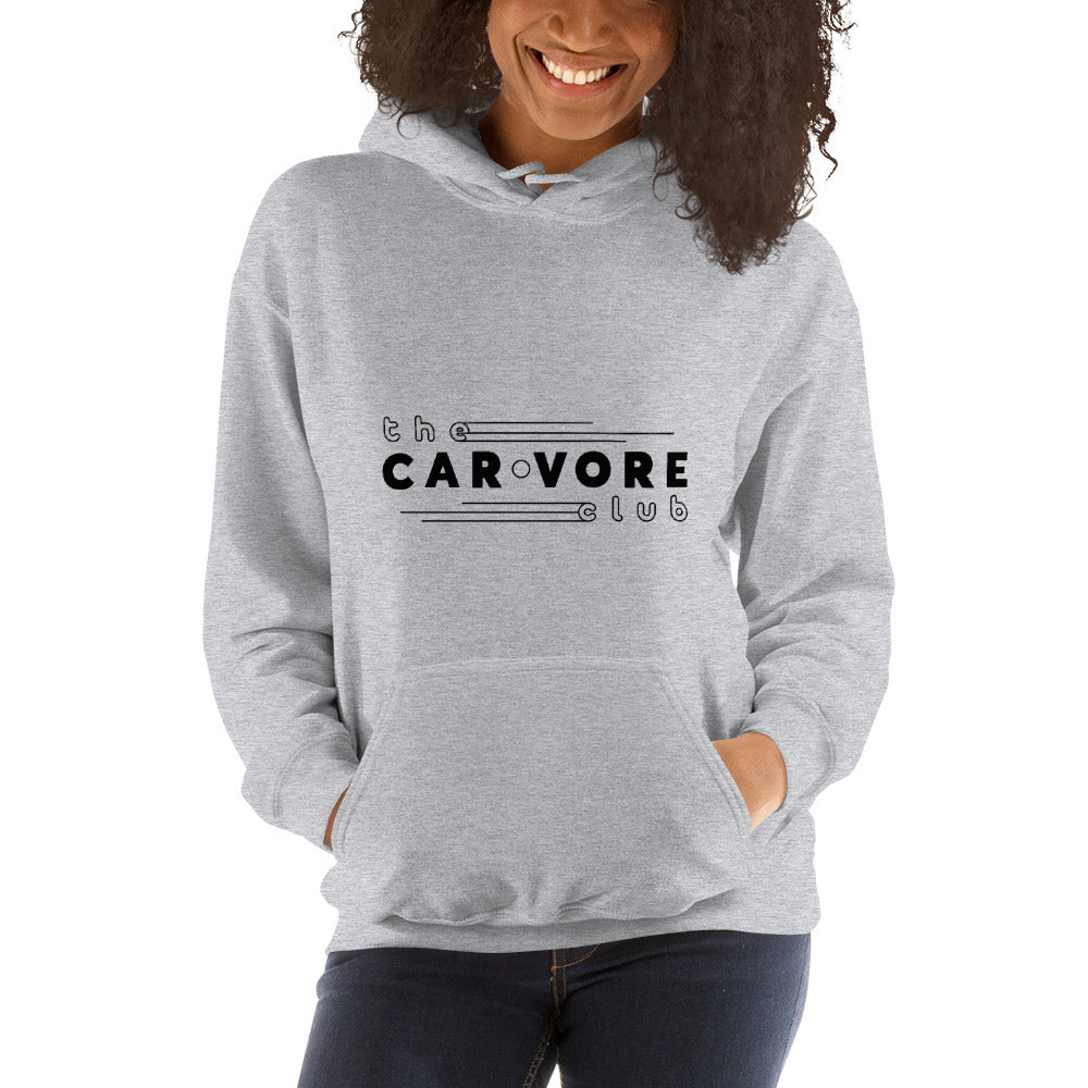 Carvore Club Logo Grey Unisex Hoodie