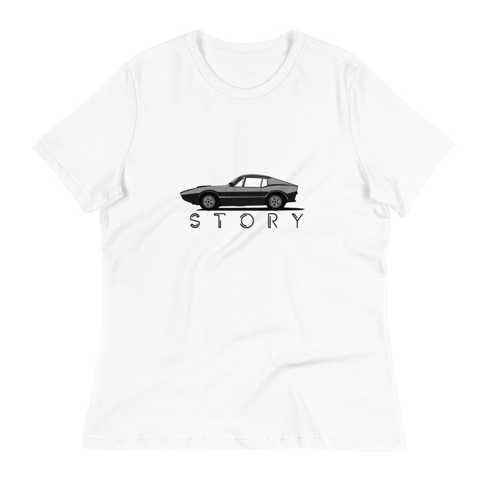 Saab Story Sonett Women's Relaxed White T-Shirt