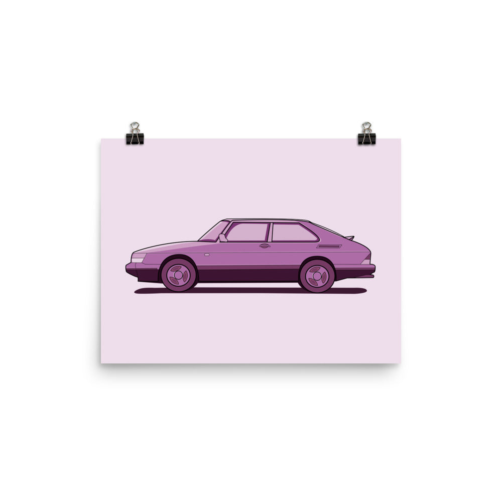 Saab 900 SPG 12 in. x 16 in. Poster