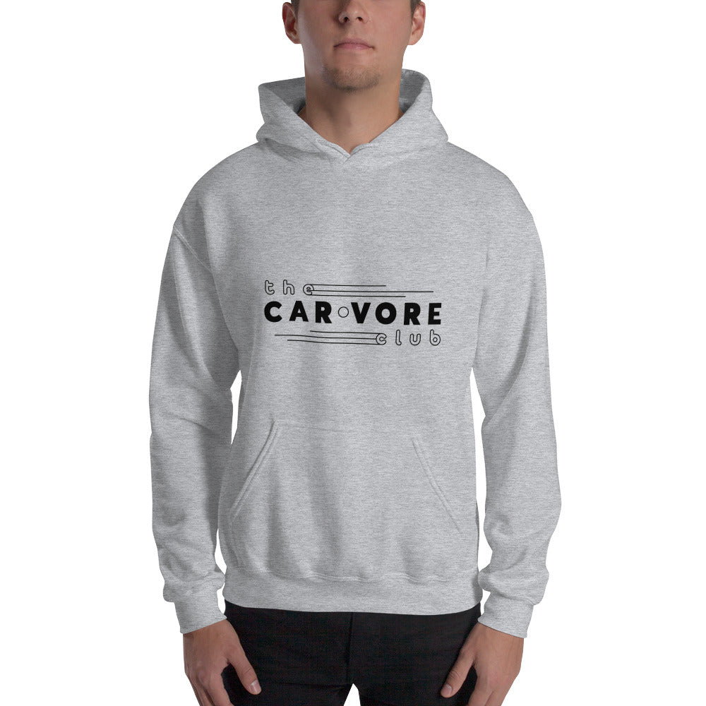 Carvore Club Logo Grey Unisex Hoodie