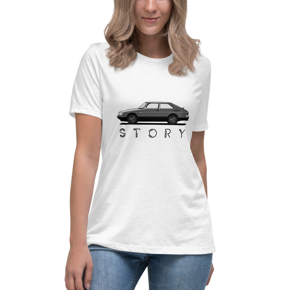Saab Story 900 SPG Women's Relaxed White T-Shirt