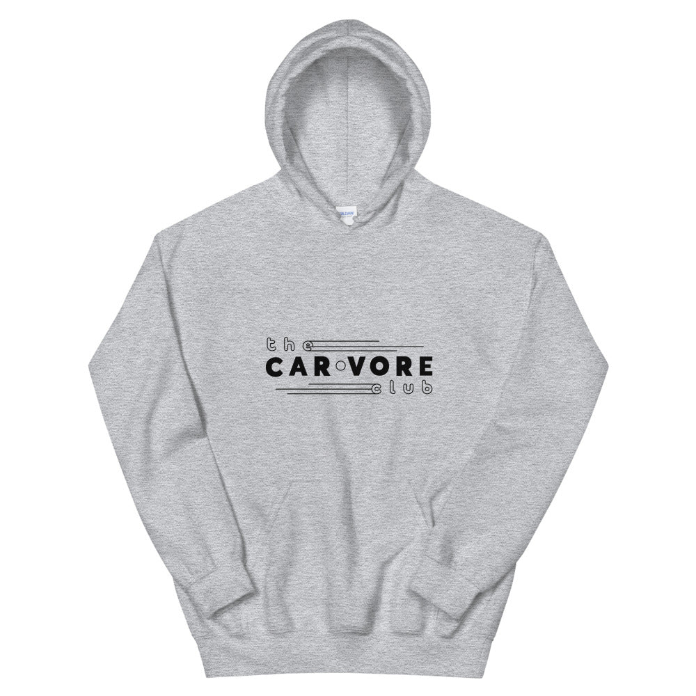 Carvore Club Logo Grey Unisex Hoodie