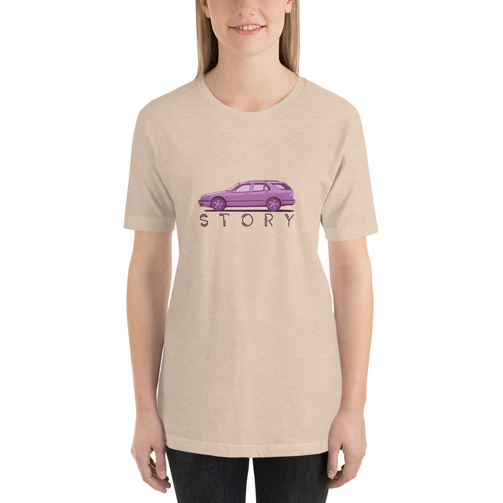 Saab 9-5 Wagon SportCombi Story Beige Unisex T-Shirt