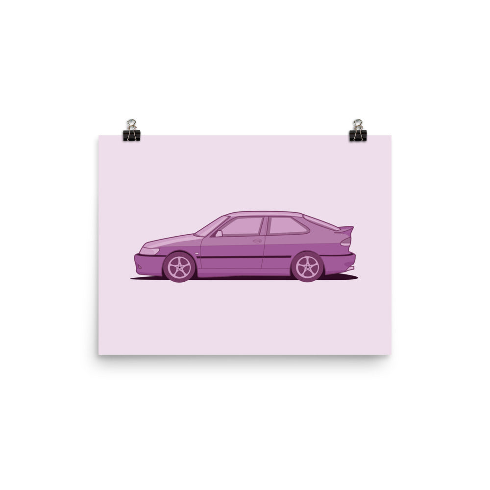 Saab 9-3 Viggen 12 in. x 16 in. Poster