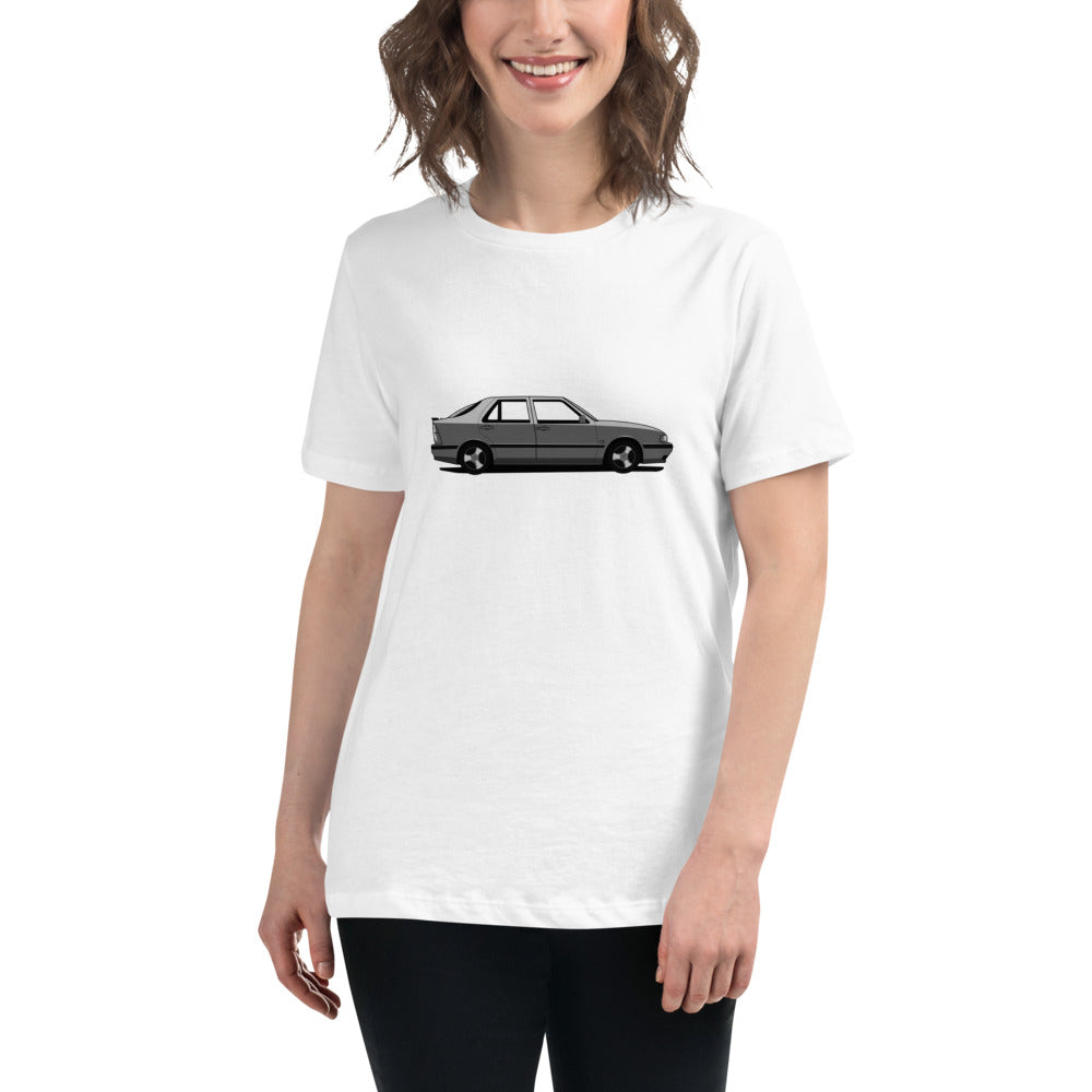 Saab 9000 Women's Relaxed White T-Shirt