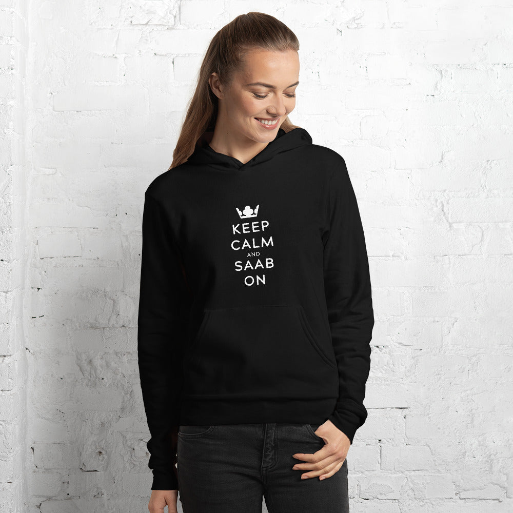 Keep Calm Saab On Premium Unisex hoodie