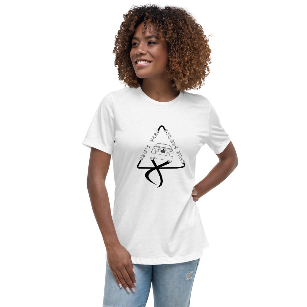 Saab 9-3 Viggen Don't Fear Torque Steer Women's Relaxed White T-Shirt