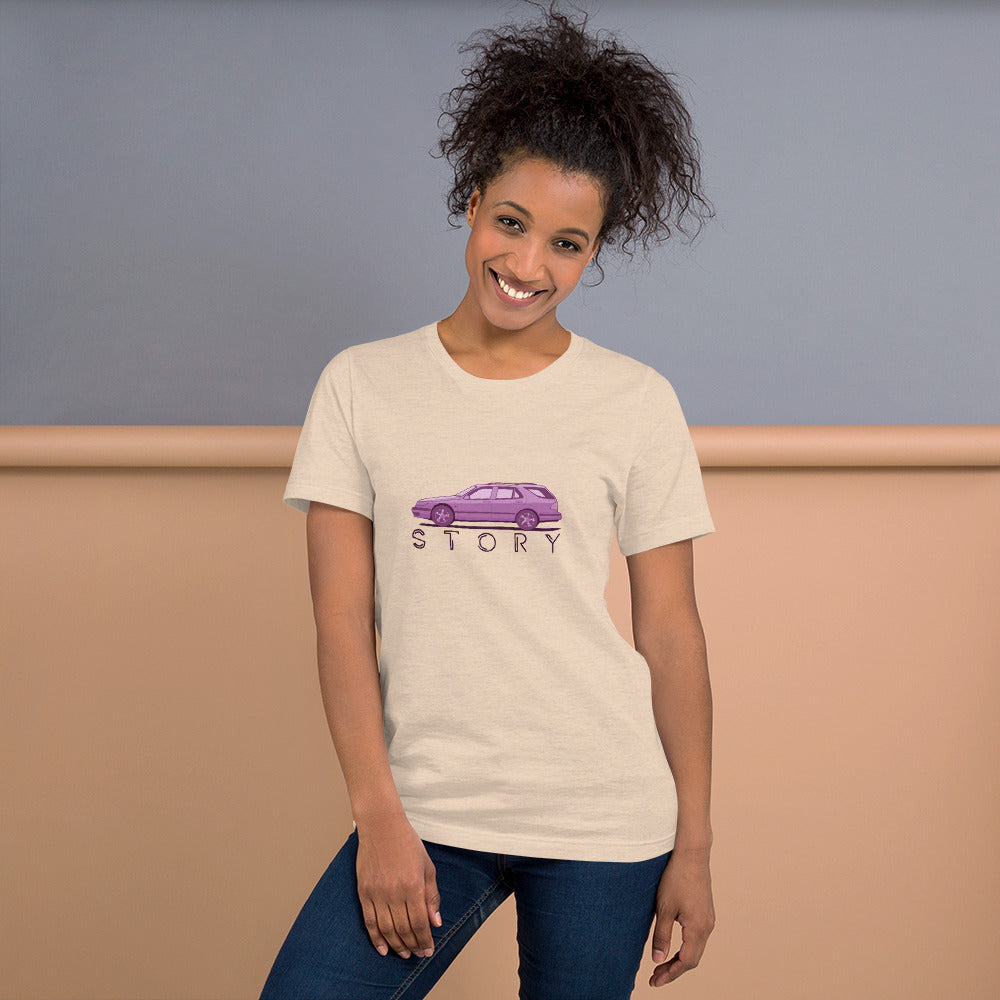 Saab 9-5 Wagon SportCombi Story Beige Unisex T-Shirt