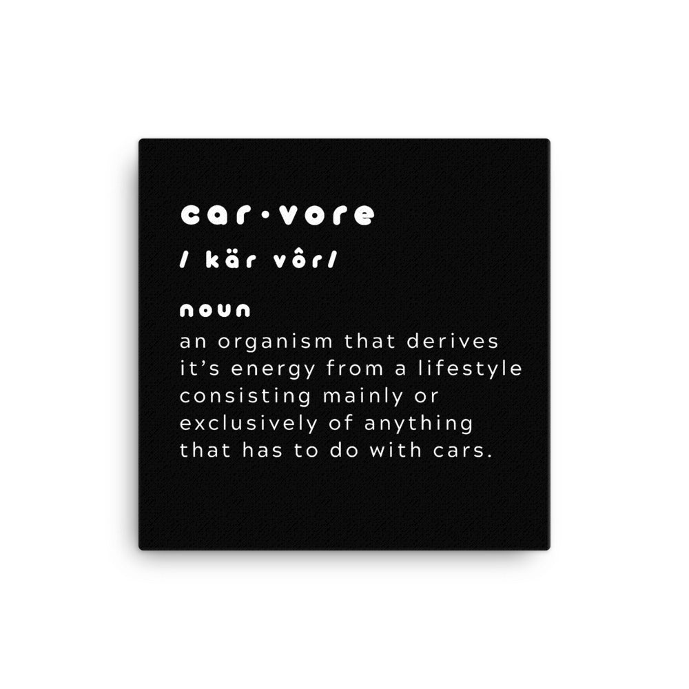 Carvore Club 12 x 12 Canvas