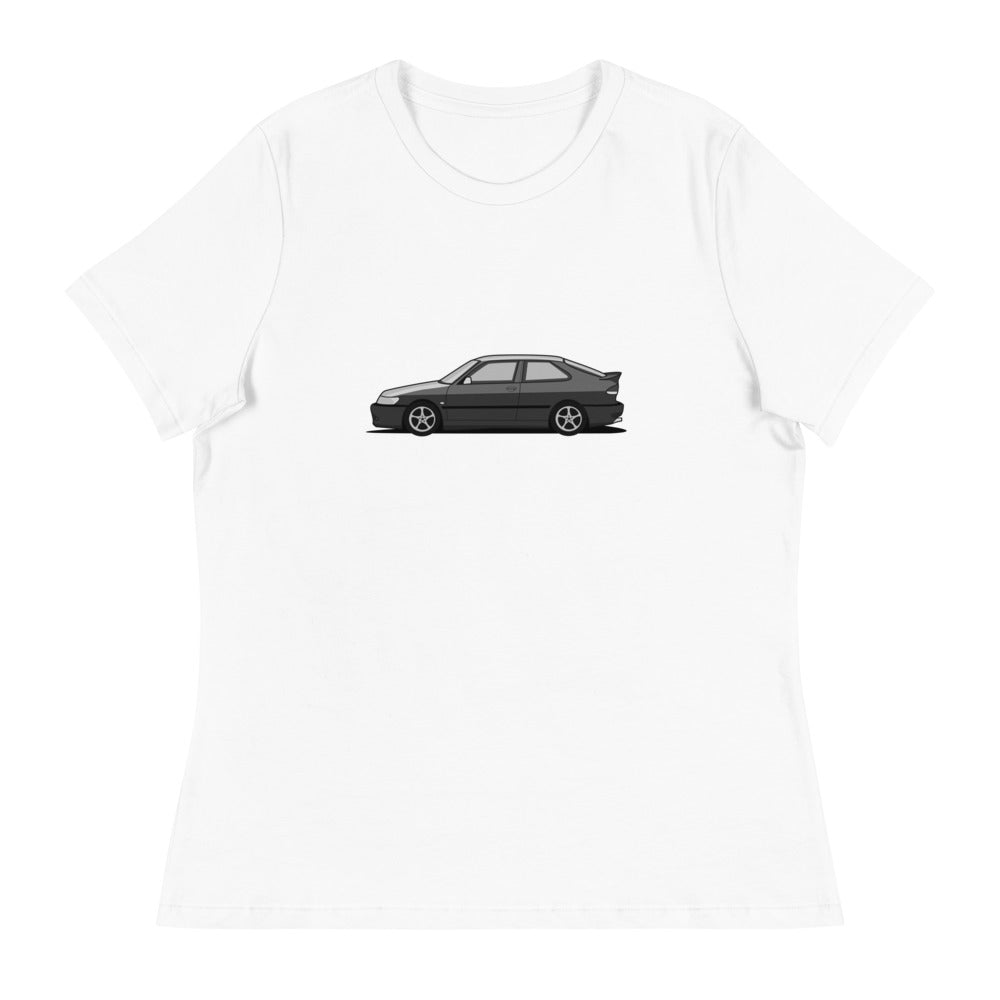 Saab 9-5 Viggen Women's Relaxed White T-Shirt