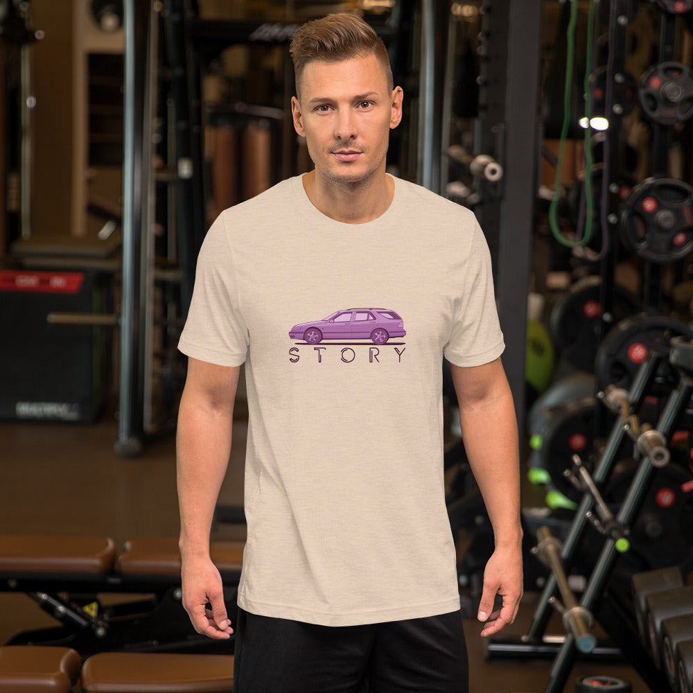 Saab 9-5 Wagon SportCombi Story Beige Unisex T-Shirt