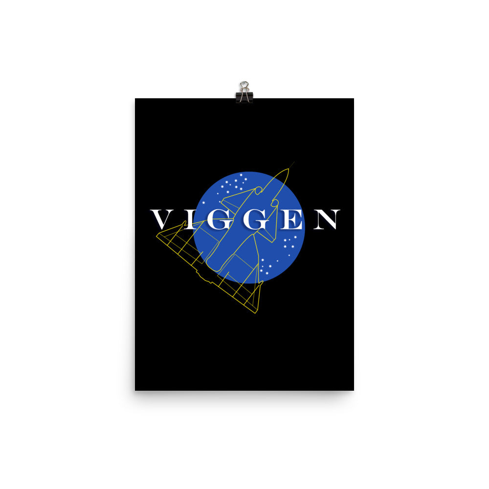 Saab 37 Viggen Plane 12 in. x 16 in. Poster