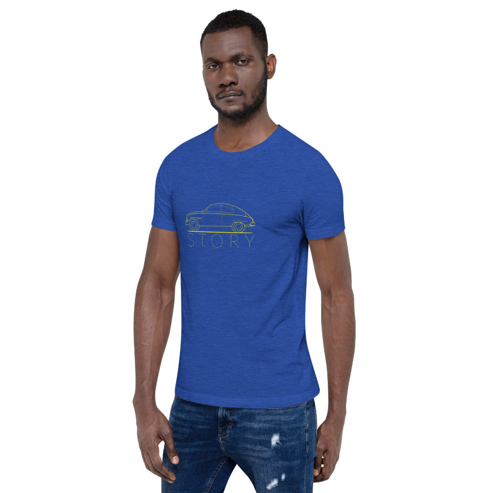 Saab Ninety-Three Story Outline Unisex T-Shirt (6 Colors Available)