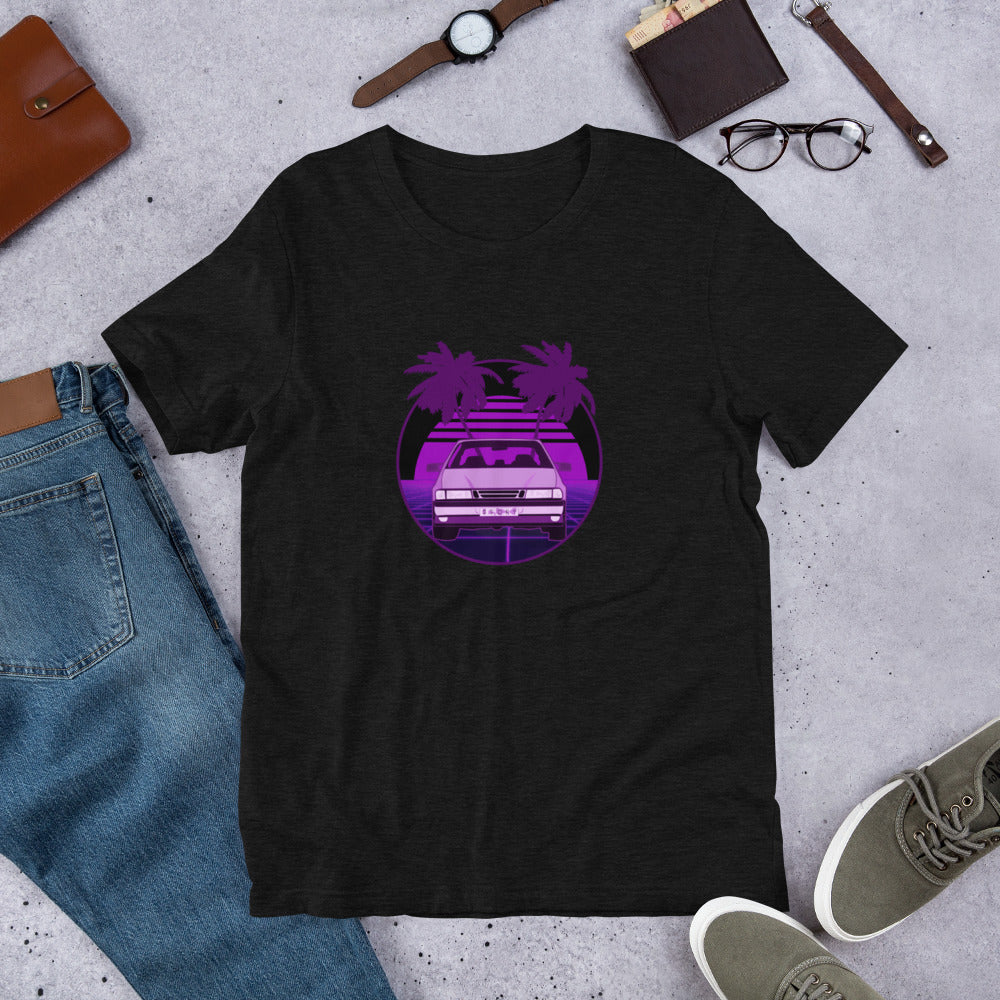 Vaporwave Saab 9000 Unisex T-Shirt (3 Colors Available)