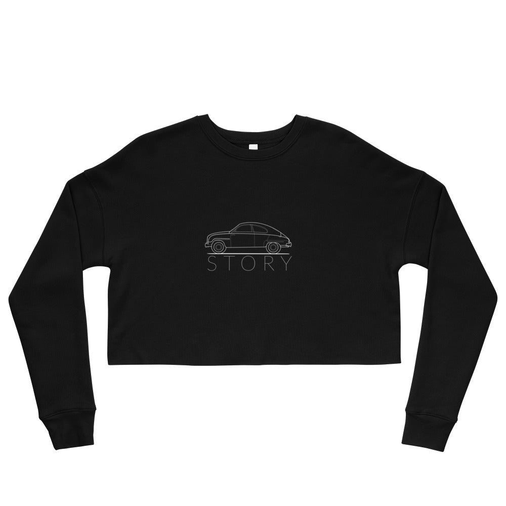 Saab 93 Story Crop Sweatshirt