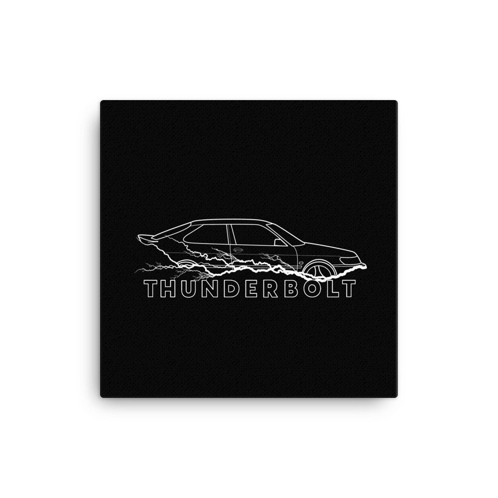 Saab 9-3 Viggen Thunderbolt 12 x 12 Canvas
