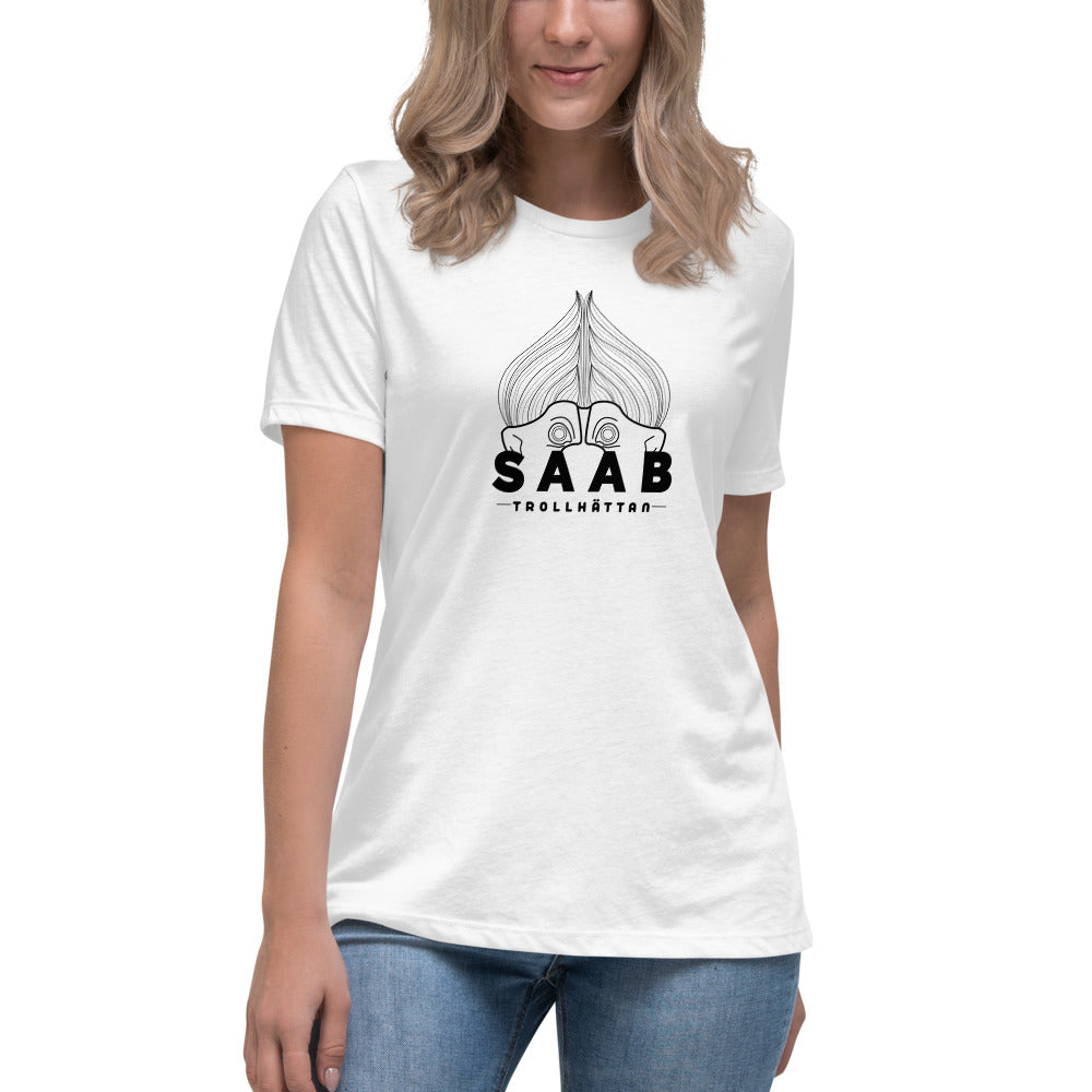 Saab Trollhättan Women's Relaxed White T-Shirt