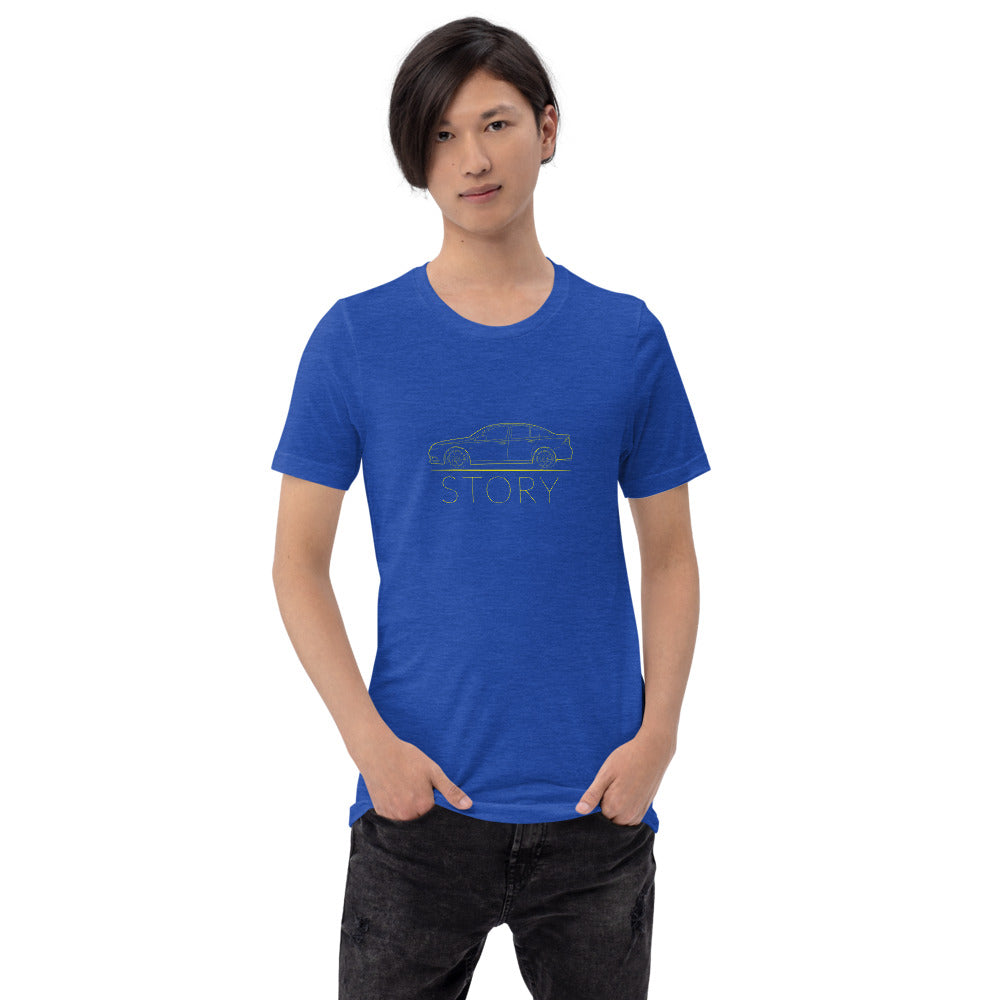 Saab 9-3 Sport Sedan Story 9440 Unisex T-Shirt (5 Colors Available)