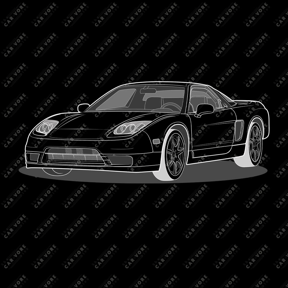 2005 Acura NSX-T NA1 NA2 Front Side Unisex T-Shirt (3 Colors Available)