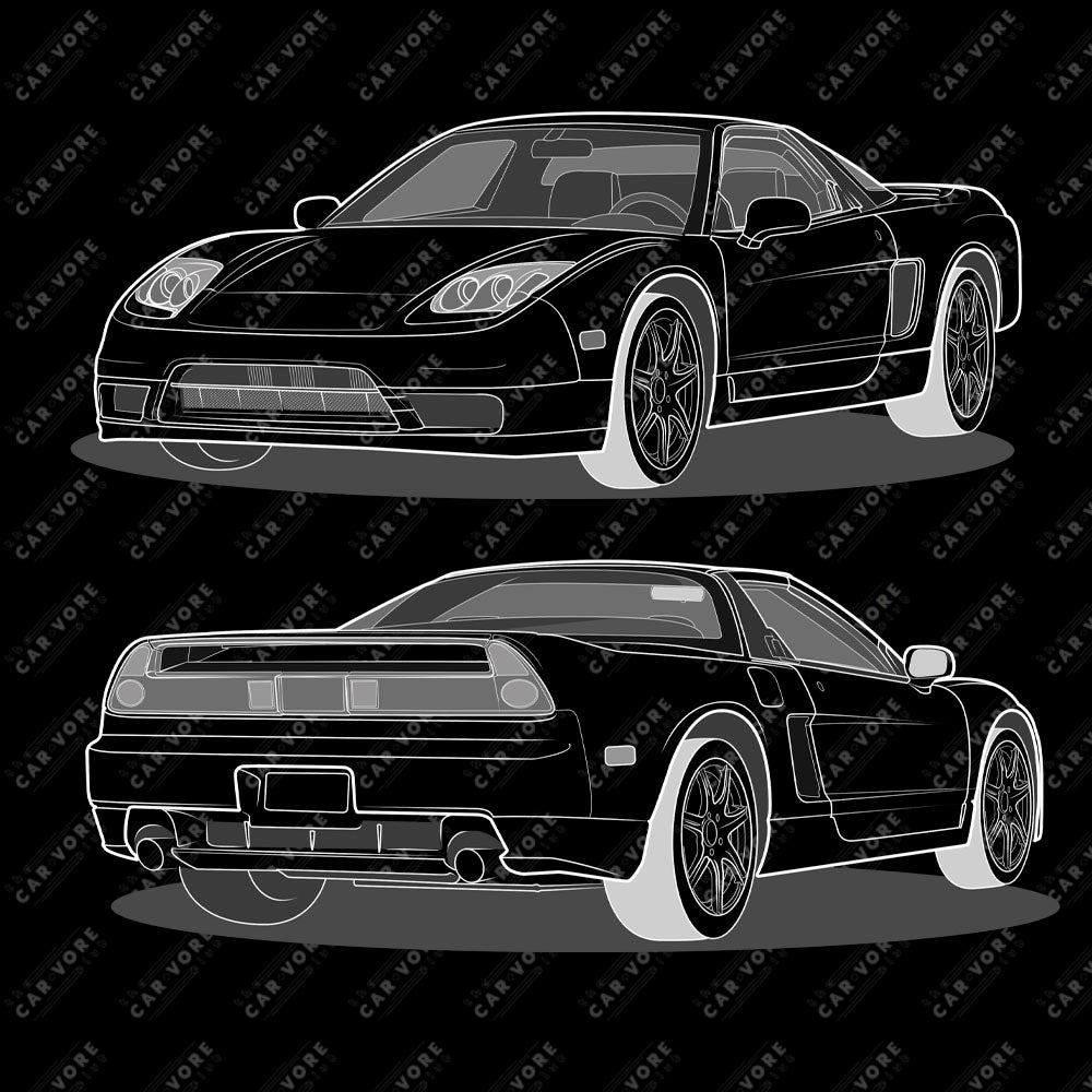 2005 Acura NSX-T NA1 NA2 Double Sided Unisex T-Shirt (3 Colors Available)