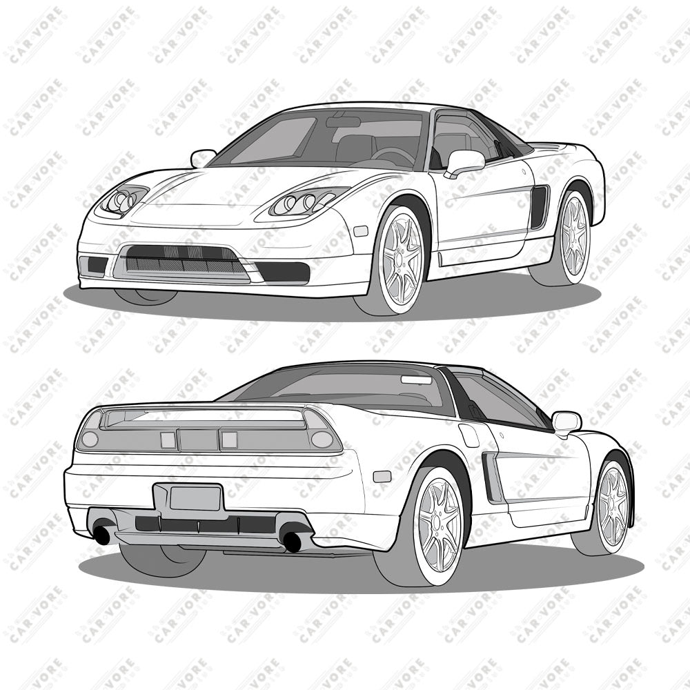2005 Acura NSX-T NA1 NA2 Double Sided 11 oz. Mug