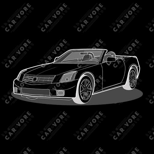 2006 XLR Front Side Unisex Sweatshirt For Cadillac Enthusiasts (2 Colors Available)