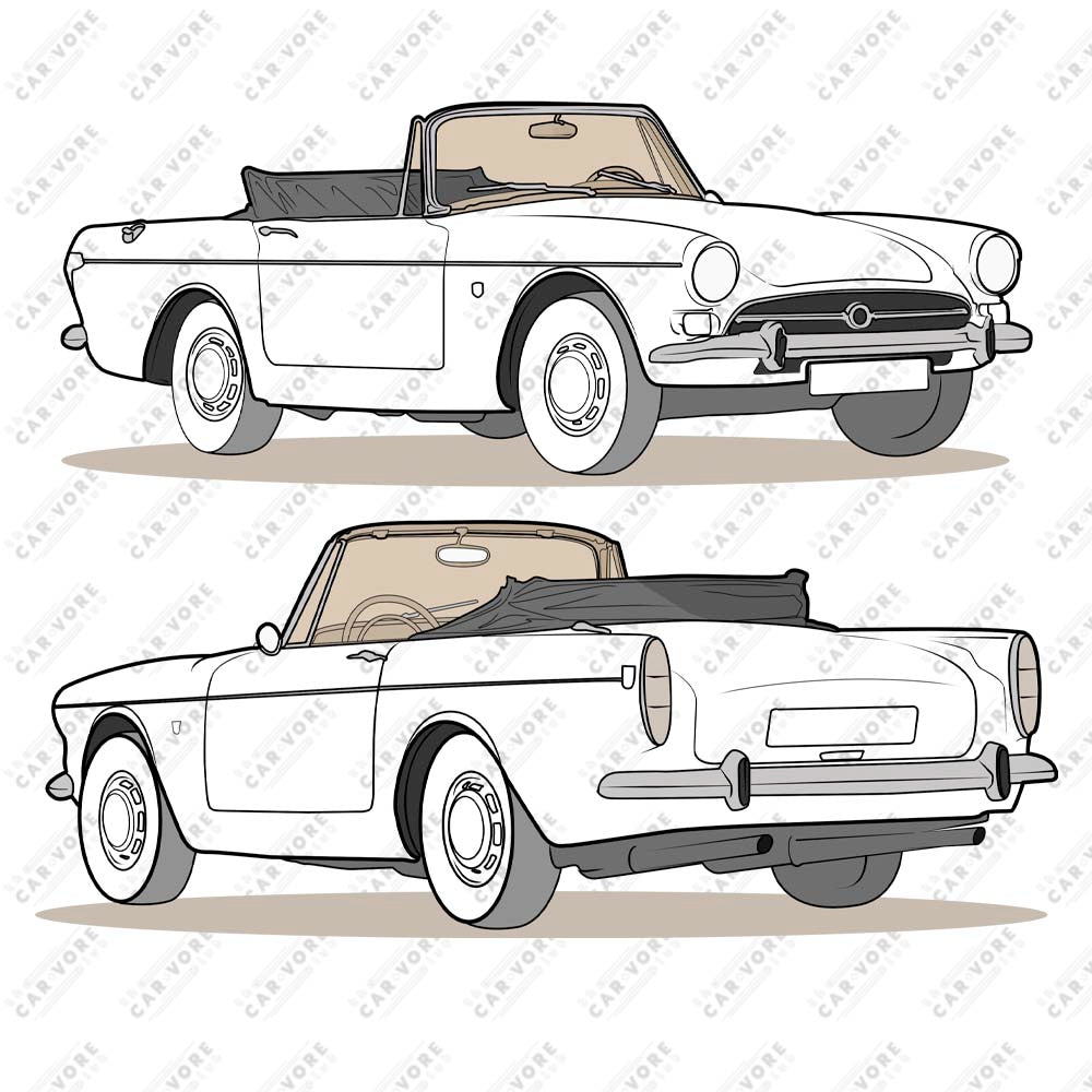 1964 Sunbeam Tiger Double Sided Unisex T-Shirt