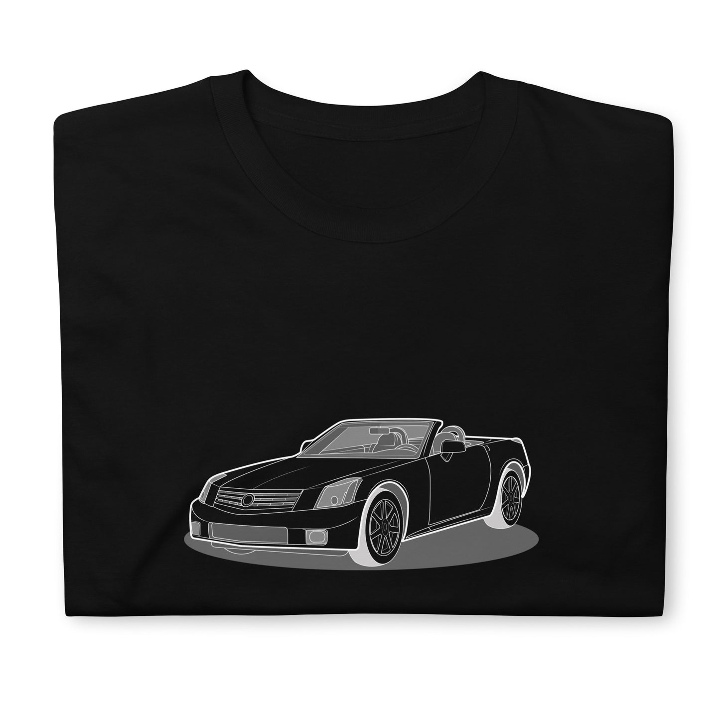 2006 XLR Front Side Unisex T-Shirt For Cadillac Enthusiasts (3 Colors Available)