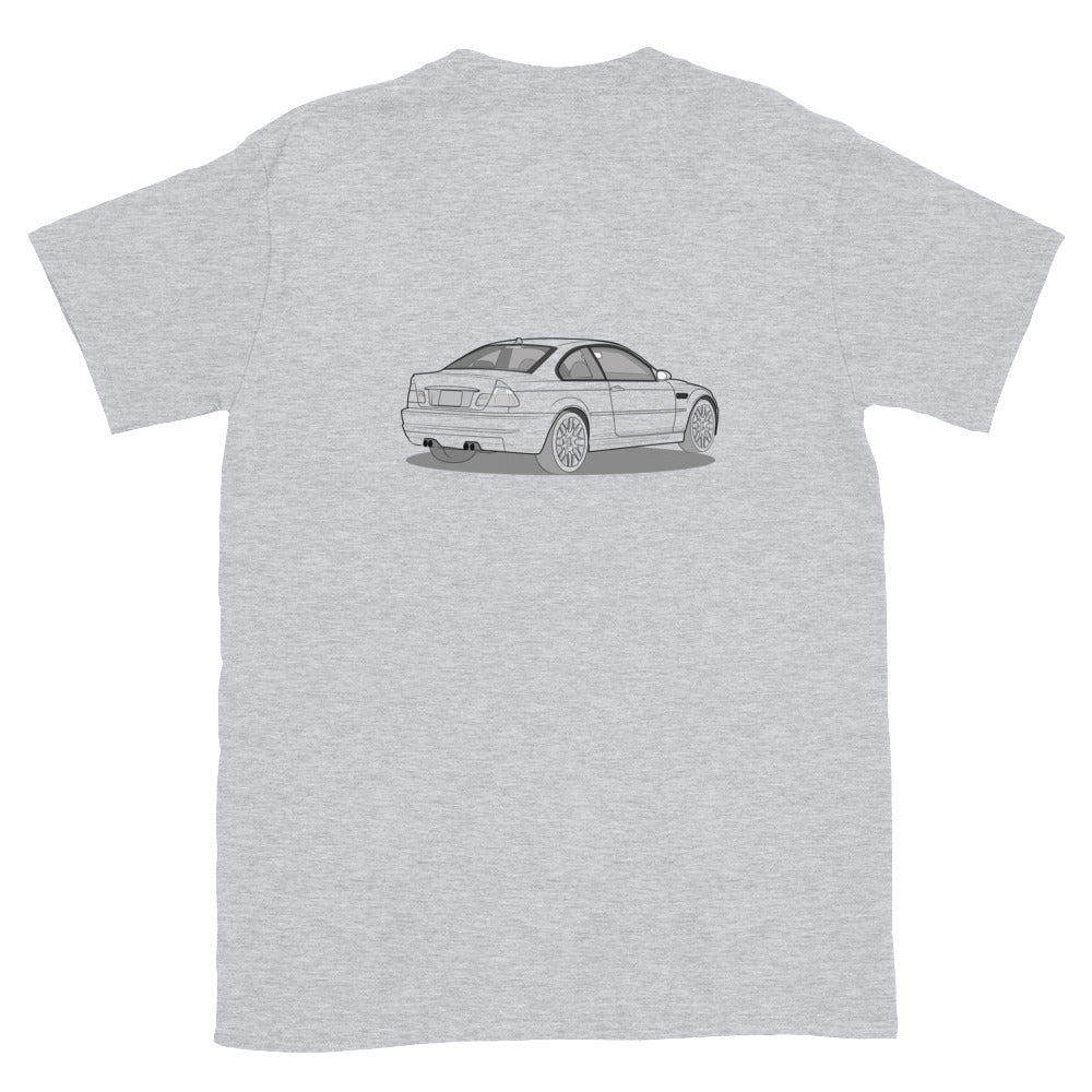 2006 BMW E46 M3 Coupe Double Sided Unisex T-Shirt (3 Colors Available)