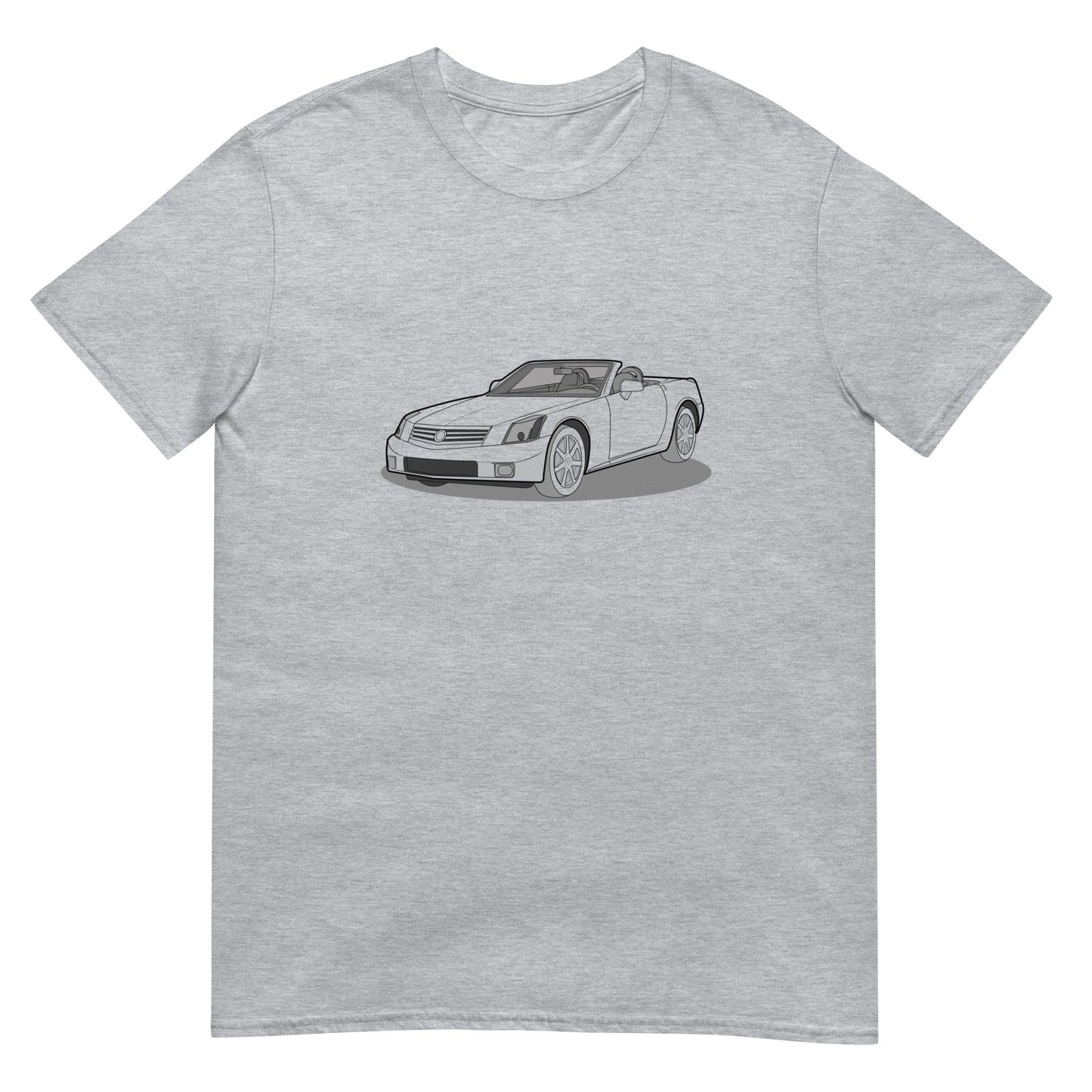 2006 XLR Front Side Unisex T-Shirt For Cadillac Enthusiasts (3 Colors Available)