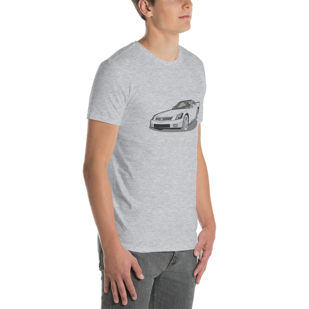 2006 XLR Front Side Unisex T-Shirt For Cadillac Enthusiasts (3 Colors Available)
