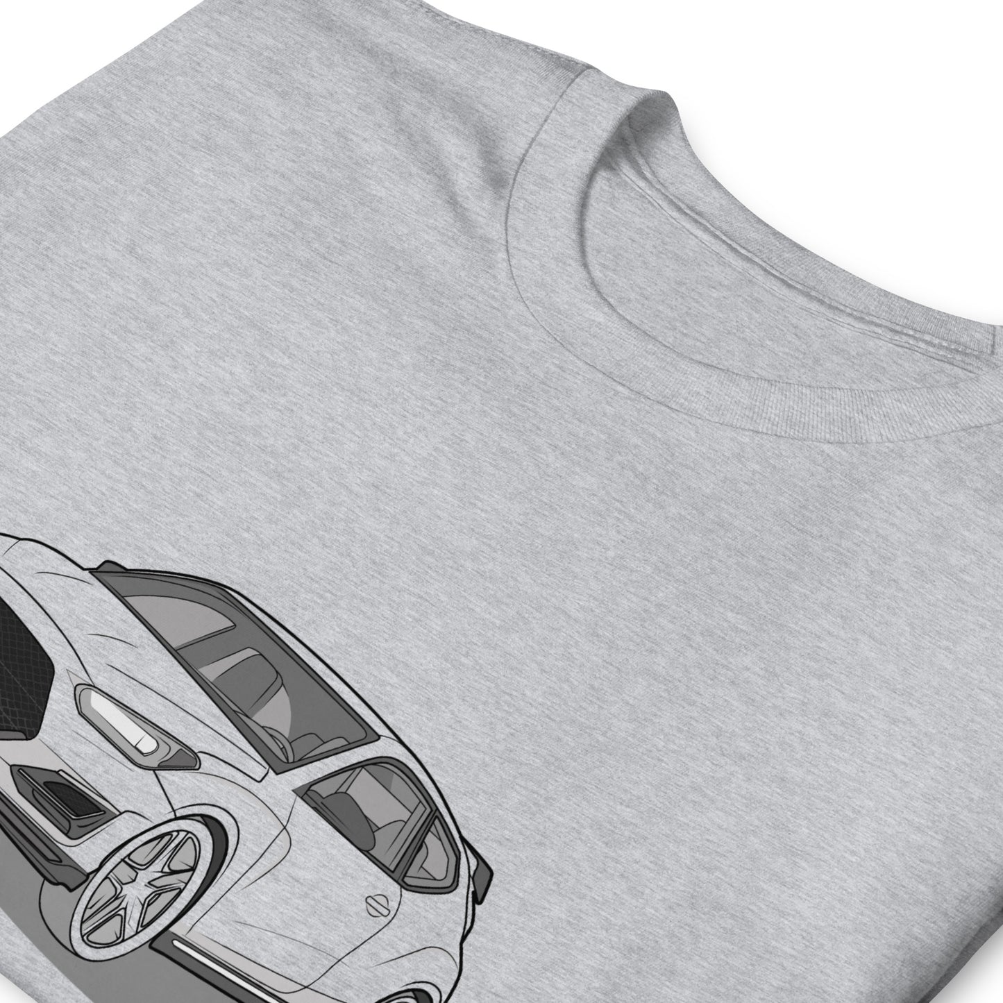 2021 Veloster N Front Side Front Side Unisex T-Shirt For Hyundai Enthusiasts (3 Colors Available)