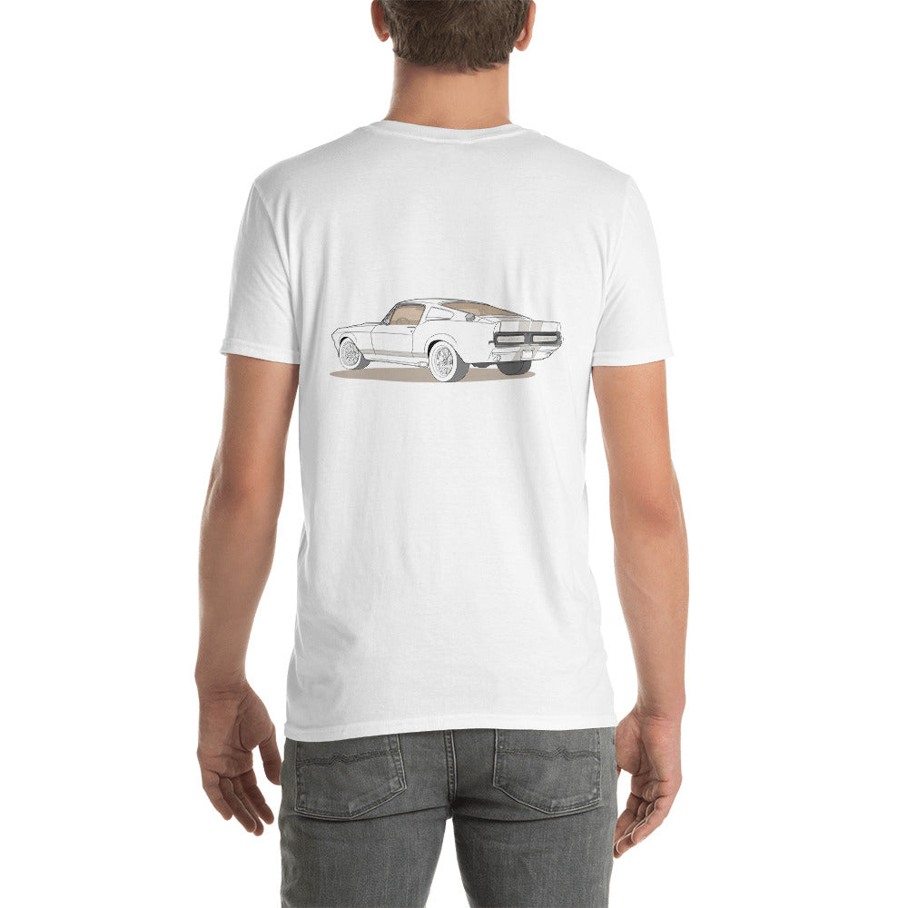 1967 Ford Mustang Shelby GT500 Double Sided Unisex T-Shirt (2 Colors Available)