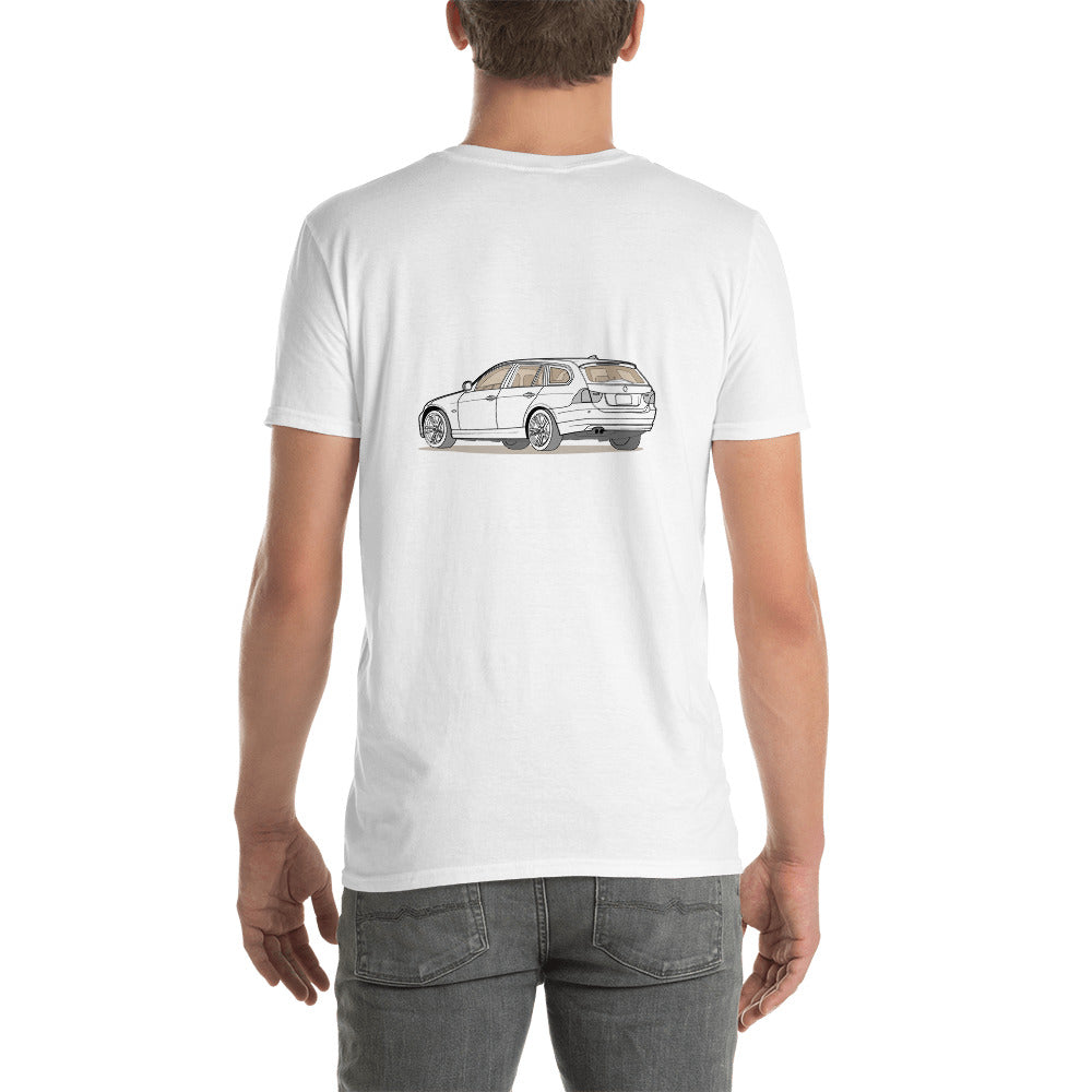 2010 BMW 328 Wagon E91 Double Sided Unisex T-Shirt (2 Colors Available)
