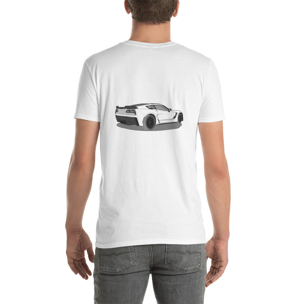 2019 Chevy Corvette Grand Sport Coupe Double Sided Unisex T-Shirt (3 Colors Available)