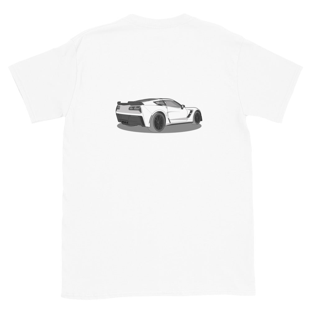 2019 Chevy Corvette Grand Sport Coupe Double Sided Unisex T-Shirt (3 Colors Available)