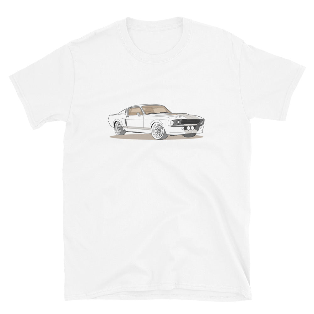 1967 Ford Mustang Shelby GT500 Double Sided Unisex T-Shirt (2 Colors Available)