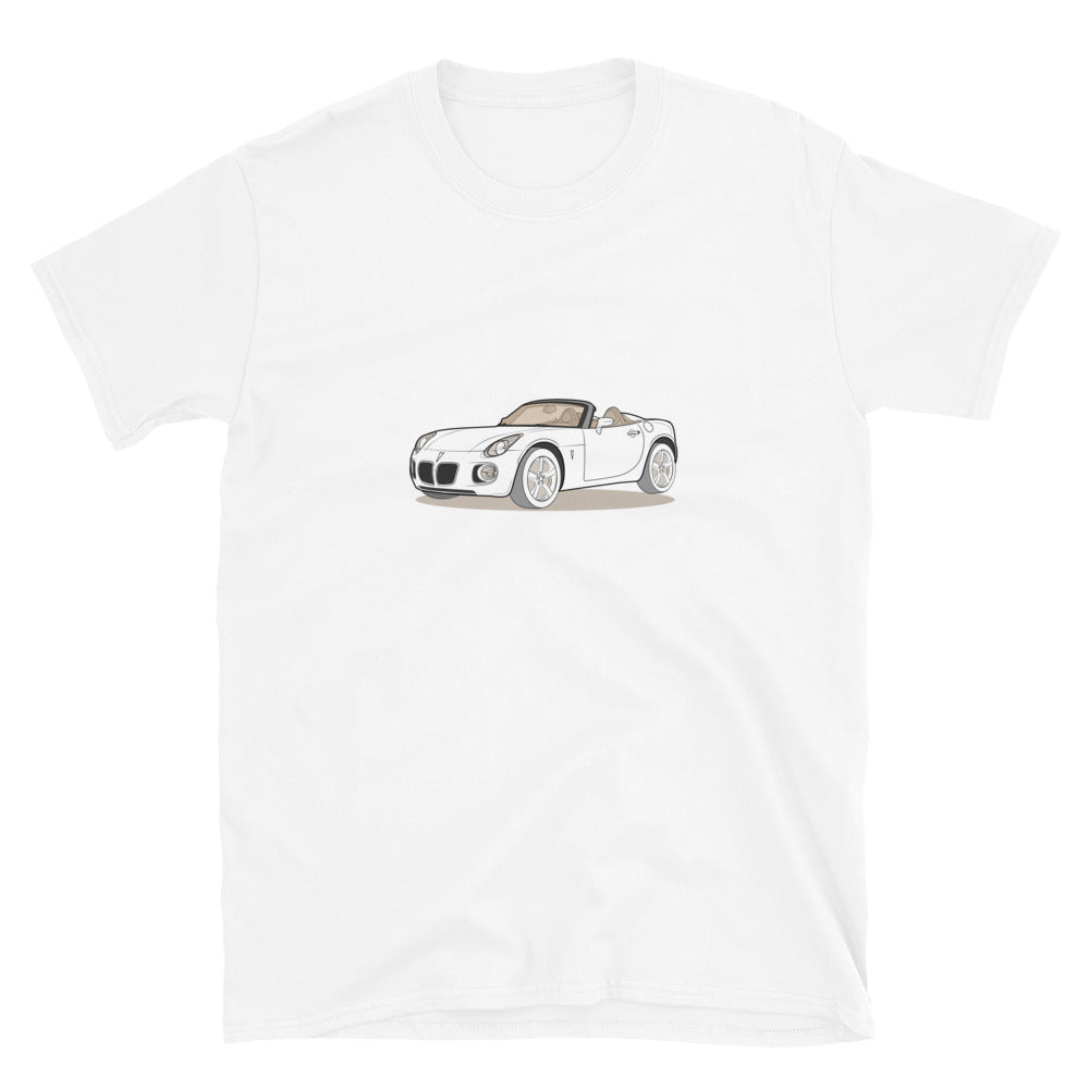 2008 Pontiac Solstice Convertible GXP Front Side Unisex T-Shirt (3 Colors Available)