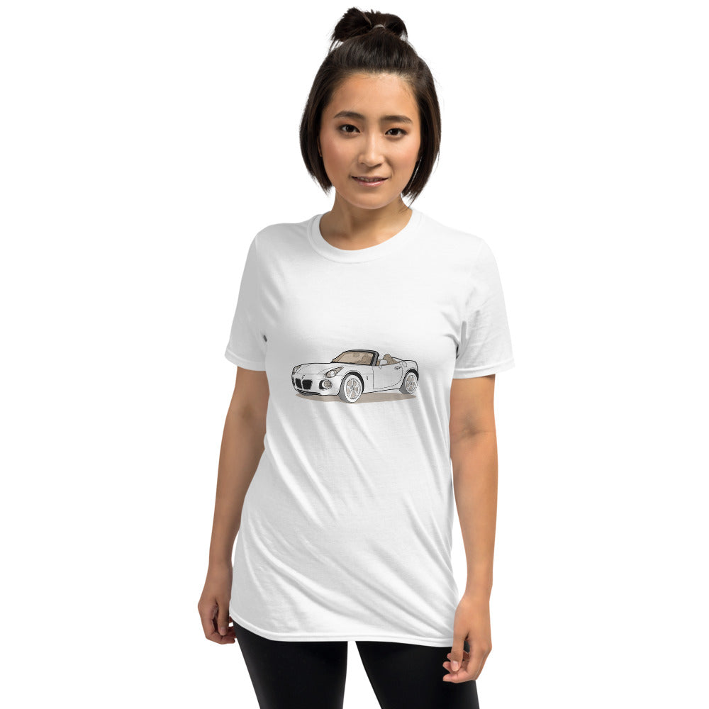 2008 Pontiac Solstice Convertible GXP Front Side Unisex T-Shirt (3 Colors Available)